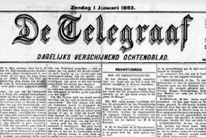 De eerste Telegraaf van 1 januari 1893
