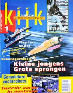 Editie januari 1998 van KIJK met de eerste column van Giphart