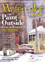 Abonnement op het blad Watercolor Artist magazine