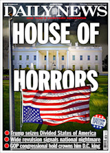 De onheilspellende Daily News voorpagina van 9 november 2016