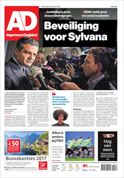 Het AD Algemeen Dagblad van woensdag 23 november 2016