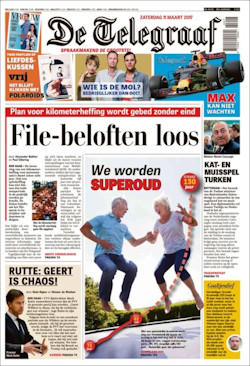 De weekendeditie van de Telegraaf, 11 maart 2017