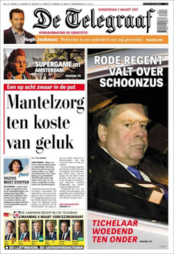 Nieuws over Tichelaar in de Telegraaf