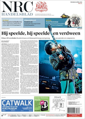NRC Handelsblad over de dood van Prince