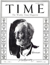 Het eerste nummer van TIME uit 1923