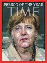 TIME december 2015 met Angela Merkel