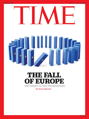 TIME Magazine Europa editie van 11/18 juli 2016 met aandacht voor Brexit