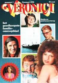 Eerste Veronica Magazine met tv gids uit 1976