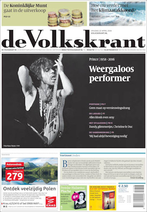 VK over de dood van Prince