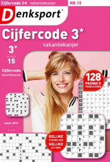 Abonnement op het blad Denksport Cijfercode 3* Vakantiekanjer