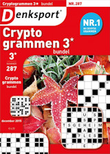 Abonnement op het blad Denksport Cryptogrammen Bundel 3*