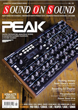 Abonnement op het blad Sound On Sound