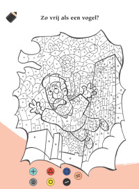 Voorbeeld van een tovertekening in het Magisch Kleurblok