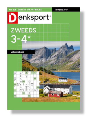 Packshot Denksport Zweeds Vakantieboek 3-4* cadeau-abonnement