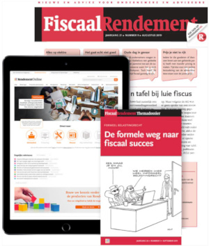 Packshot Fiscaal Rendement abonnement