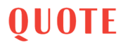 Quote logo